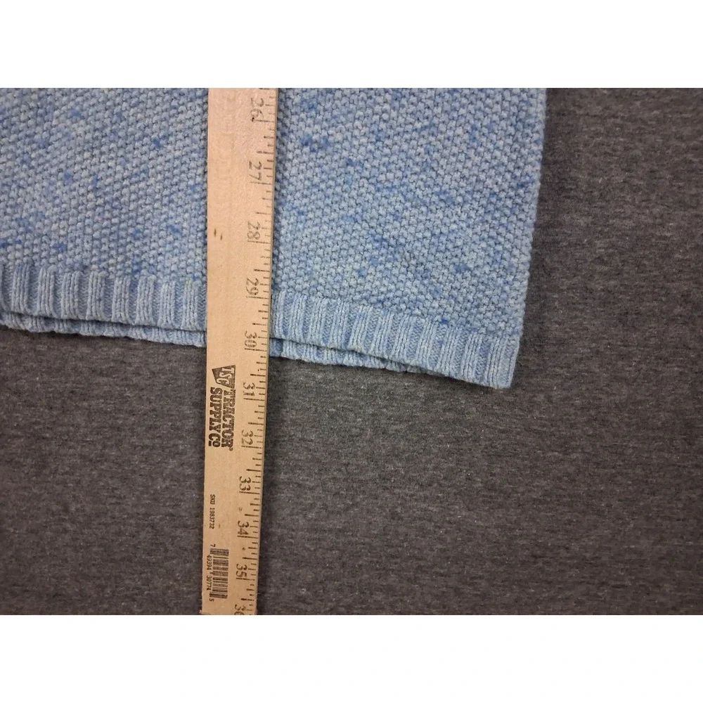 Hanna Andersson Girls Dress Youth 10 Blue‎ Knit Wool Blend V Neck Pullover